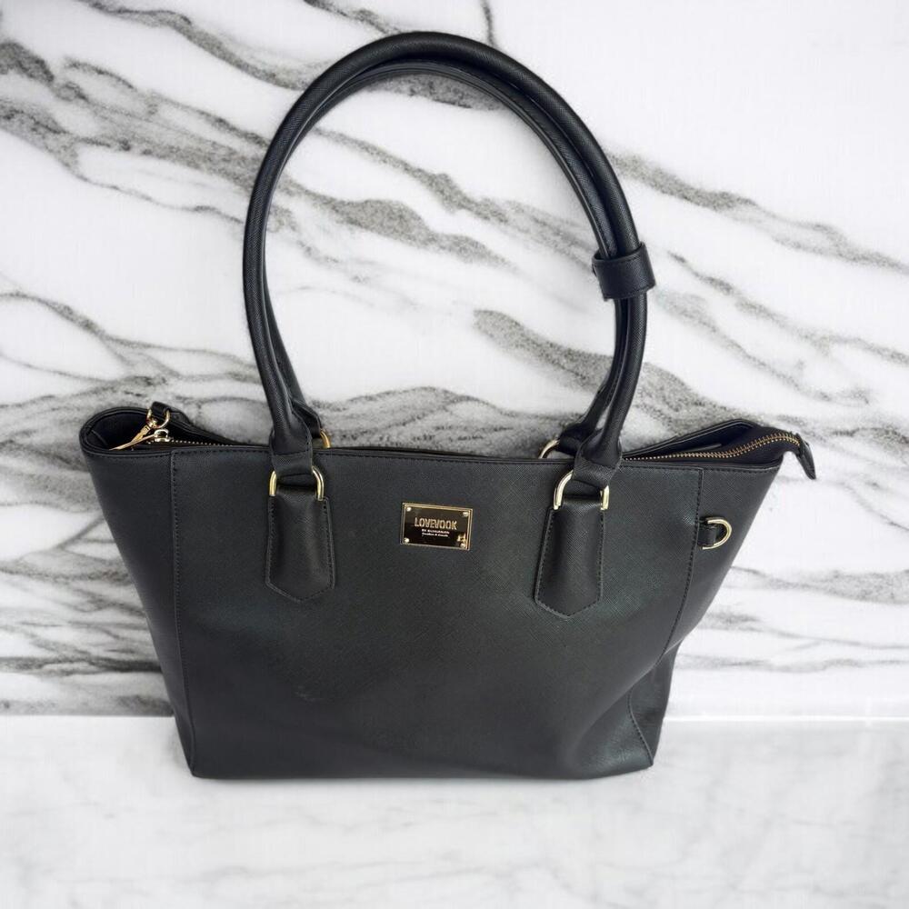 Lovevook Laptop Tote Bag for Women 17" Faux Leather Computer Bag